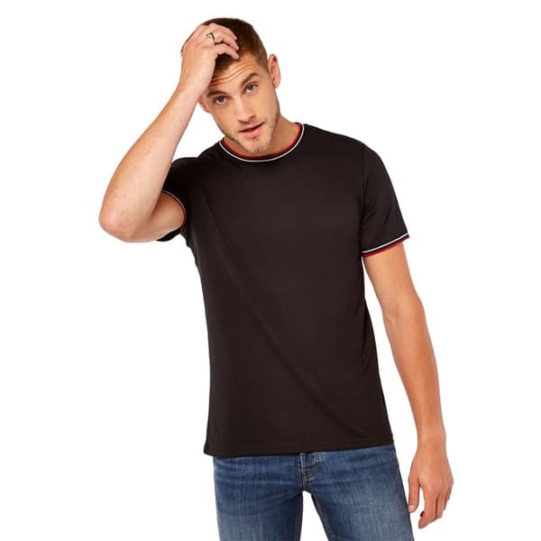 Kustom Kit Mens Tipped Fashion T-Shirt