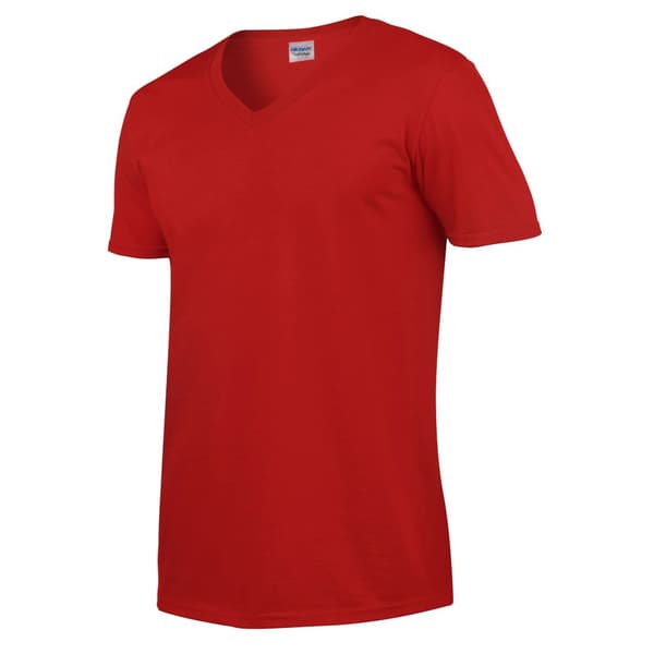Gildan Unisex Adult Softstyle V Neck T-Shirt