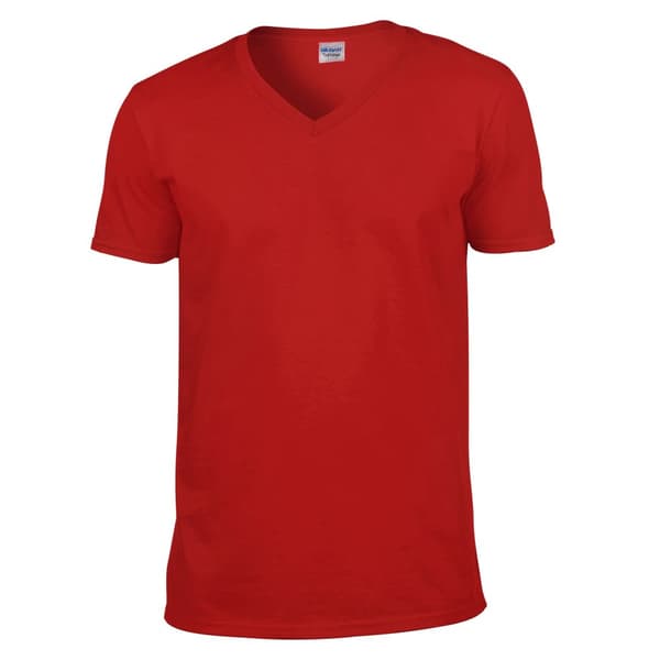 Gildan Unisex Adult Softstyle V Neck T-Shirt