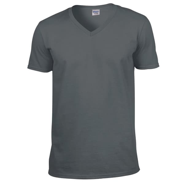 Gildan Unisex Adult Softstyle V Neck T-Shirt