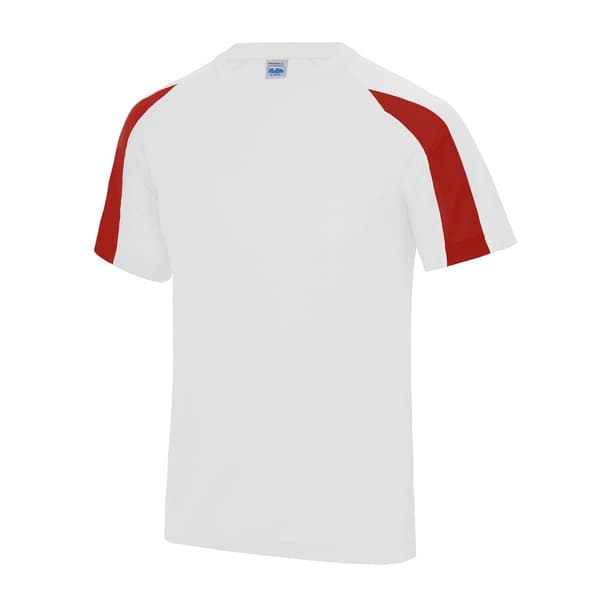 AWDis Cool Kontrastfärgad fukttransporterande t-shirt för herrar