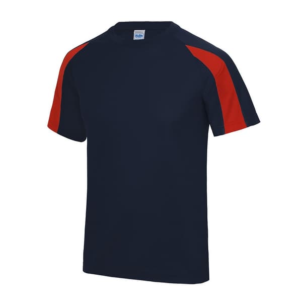 AWDis Cool Mens Contrast Moisture Wicking T-Shirt