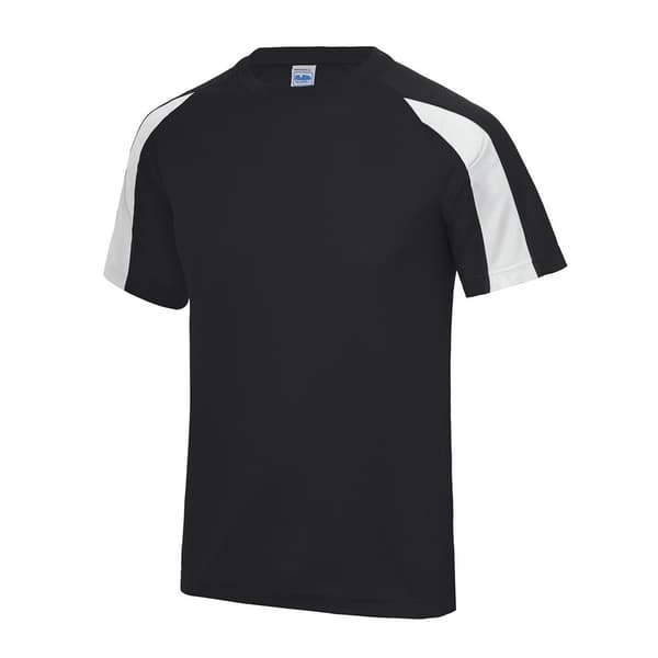 AWDis Cool Kontrastfärgad fukttransporterande t-shirt för herrar