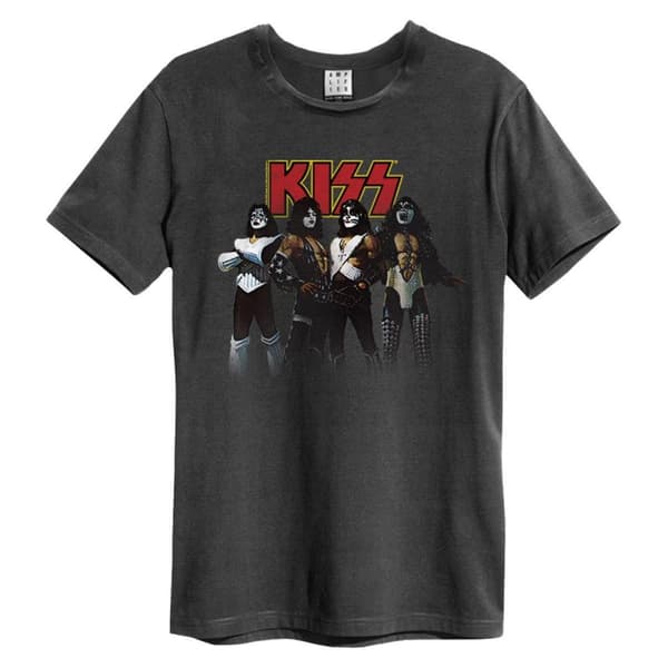 Amplified Unisex vuxen Rock Gods Kiss T-Shirt