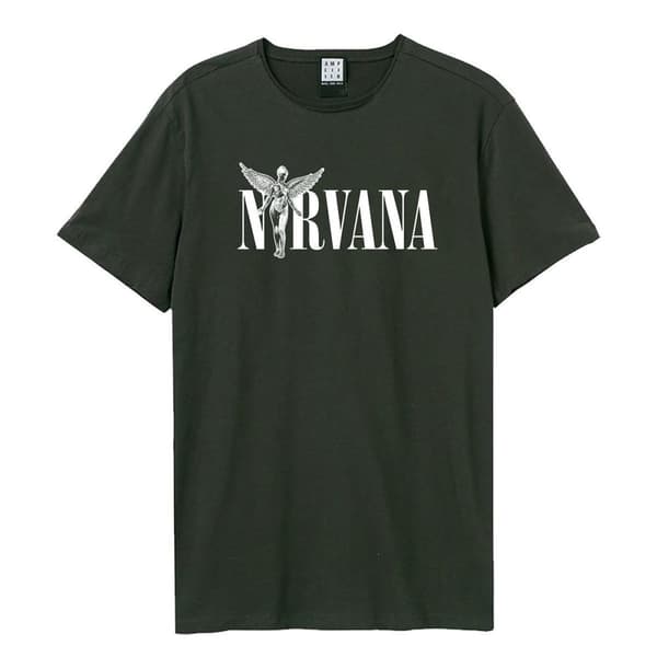 Amplified Unisex In Utero Nirvana T-shirt til voksne