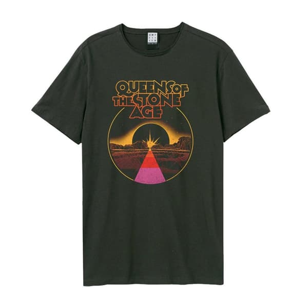 Amplified Unisex vuxen Eye Of The Moon Queens Of The Stone Age T-Shirt Charcoal M
