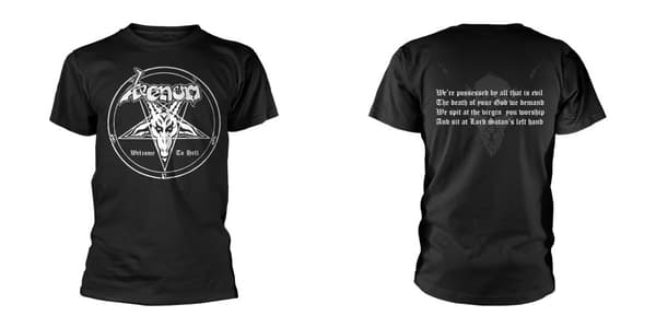 VENOM - T-SHIRT, WELCOME TO HELL (WHITE) XL