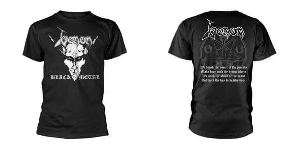 VENOM - T-SHIRT, BLACK METAL (WHITE) XXL