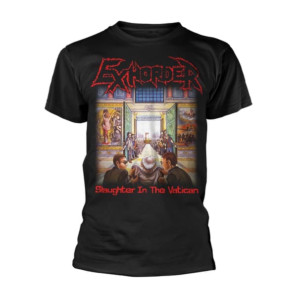 EXHORDER - T-SHIRT, SLAUGHTER IN THE VATICAN