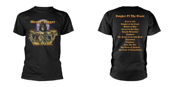GRAVE DIGGER - T-SHIRT, KNIGHTS OF THE CROSS L