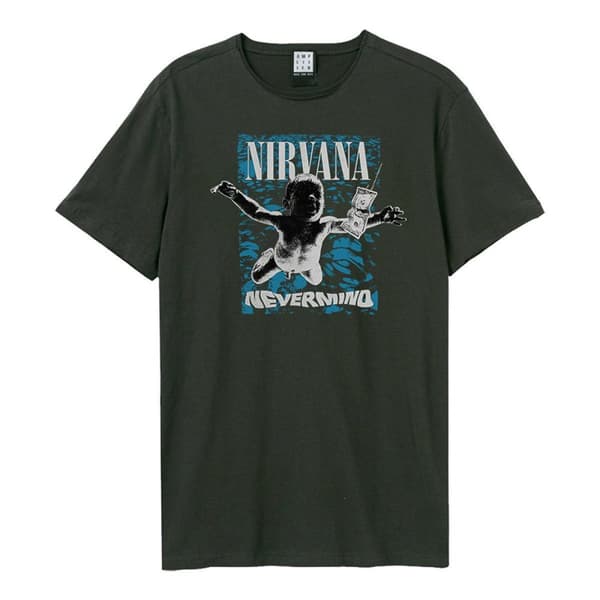 Amplified Unisex vuxen Nevermind Nirvana T-Shirt
