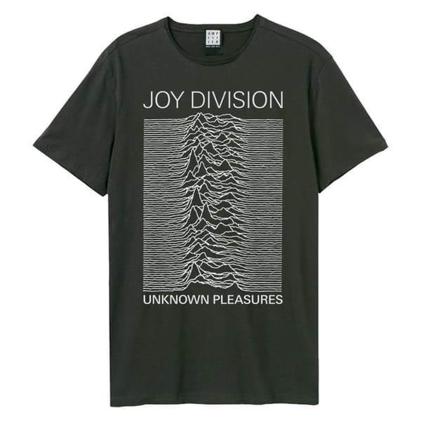 Amplified Unisex T-shirt til voksne Unknown Pleasures Joy Division