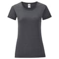 Miniatyrbilde 1 av 3: Fruit of the Loom Womens/Ladies Iconic Heather T-Shirt