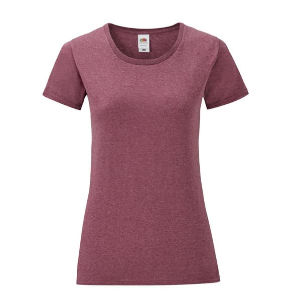 Fruit of the Loom Womens/Ladies Iconic Heather T-Shirt