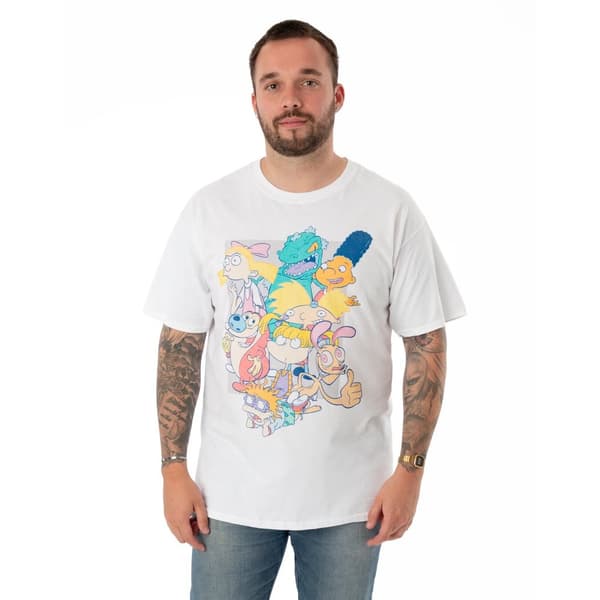 Nickelodeon Mens Classic 90´s Short-Sleeved T-Shirt