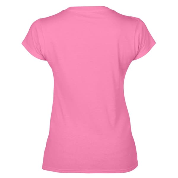 Gildan T-shirt med V-ringning i mjuk stil för damer/damer