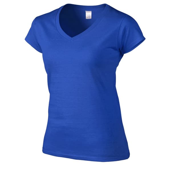 Gildan Womens/Ladies Soft Style V Neck T-Shirt