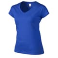 Miniatyrbillede 3 af 3: Gildan Womens/Ladies Soft Style V Neck T-Shirt
