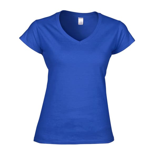 Gildan Womens/Ladies Soft Style V Neck T-Shirt