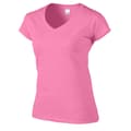 Miniatyrbillede 3 af 3: Gildan Womens/Ladies Soft Style V Neck T-Shirt