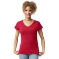 Miniatyrbillede 1 af 3: Gildan Womens/Ladies Soft Style V Neck T-Shirt