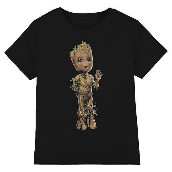 Guardians Of The Galaxy Unisex Adult Groot Wave T-Shirt