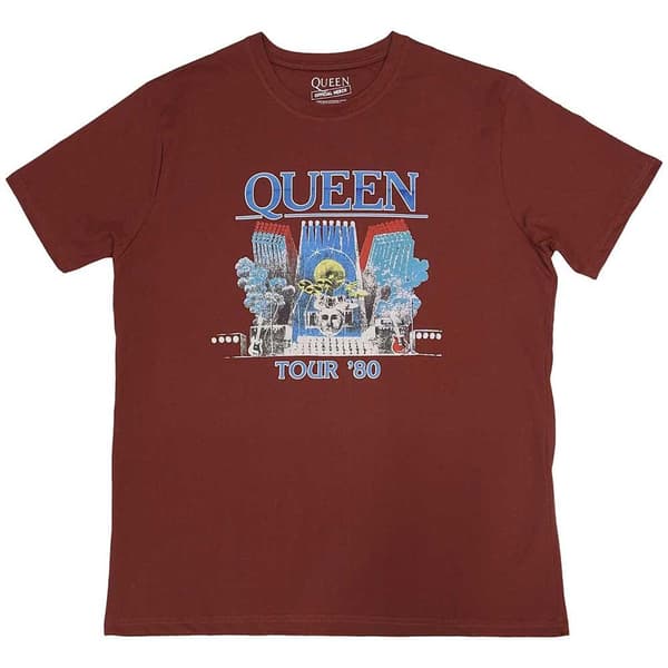 Queen Unisex Adult Tour ´80 T-Shirt