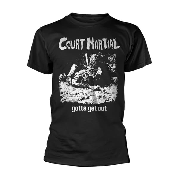 COURT MARTIAL - T-SHIRT, GET OUT XXL