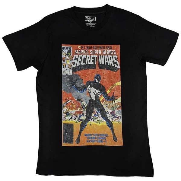 Marvel Comics Unisex vuxen Secret Wars Spider-Man t-shirt