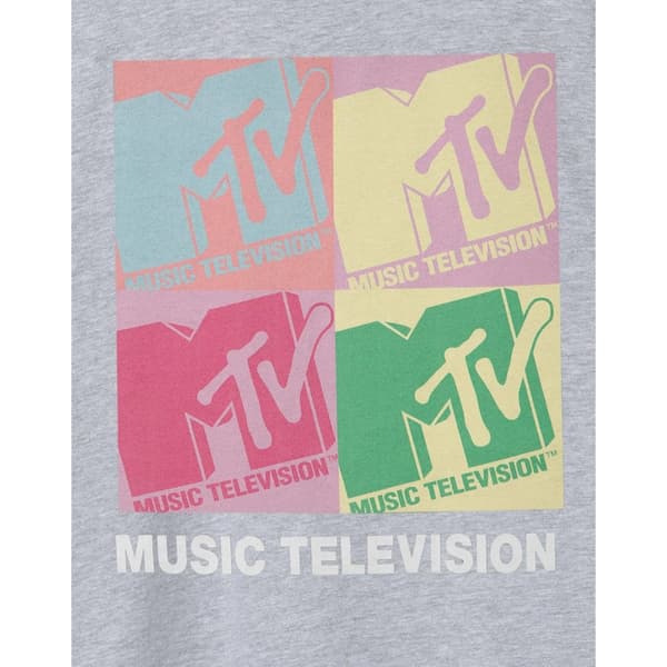 MTV Girls Colour Block Marl T-Shirt
