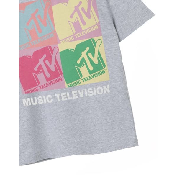 MTV Girls Colour Block Marl T-Shirt