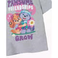 Miniatyrbillede 4 af 5: Paw Patrol Girls Pawsome Friendships Marl T-Shirt