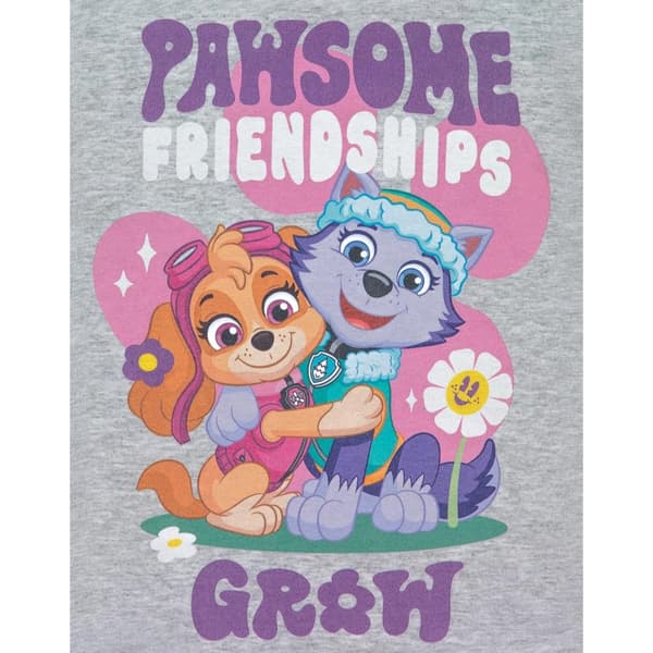 Paw Patrol Girls Pawsome Friendships Marl T-Shirt