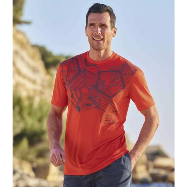 Atlas For Men Mens Printed T-Shirt (Pack Of 2)