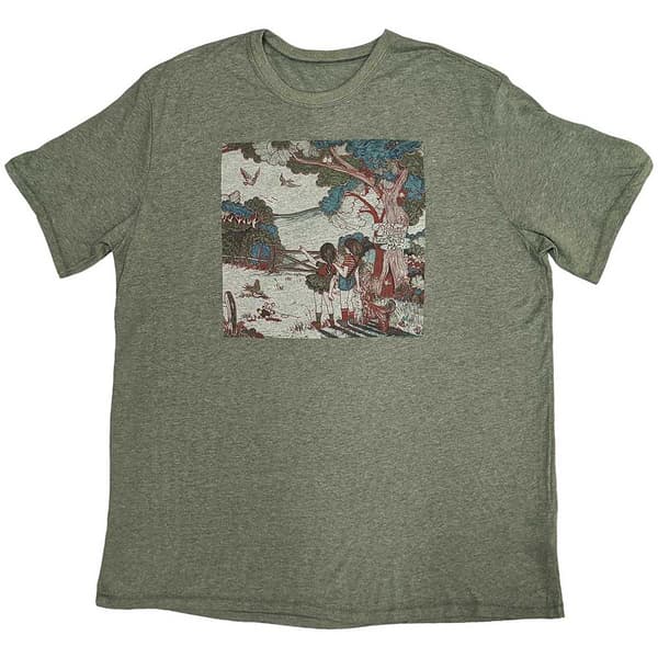 Fleetwood Mac Unisex Adult Kiln House Back Print T-Shirt Green XXL