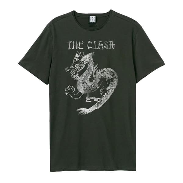Amplified Unisex Adult New Dragon The Clash T-Shirt