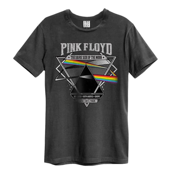 Amplified Unisex Adult 1972 Tour Pink Floyd T-Shirt