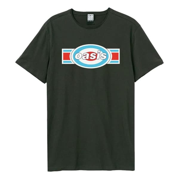 Amplified Unisex Adult Oval Stripes Oasis T-Shirt