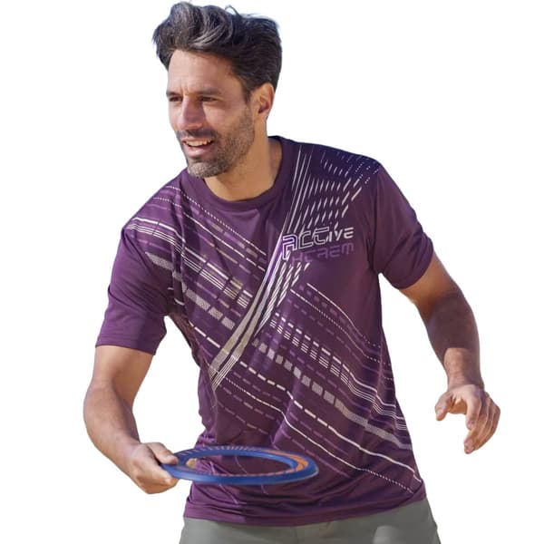 Atlas For Men Mens Stripe Detail Sports T-Shirt (Pack of 3)