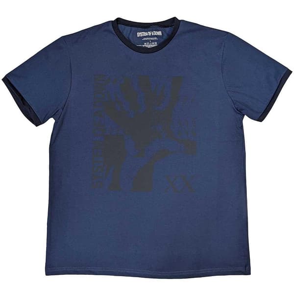 System Of A Down Unisex vuxen Intoxicated Ringer T-shirt i bomull