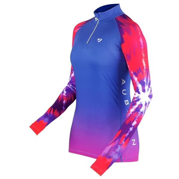 Aubrion Womens/Ladies Hyde Park XC Tie Dye Cross Country Shirt