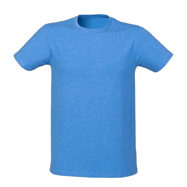 SF Men Feel Good T-shirt med stretch i ljummet läder för herrar