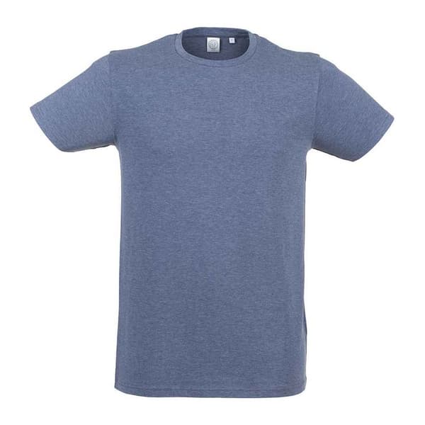 SF Men Feel Good T-shirt med stretch i ljummet läder för herrar Navy M