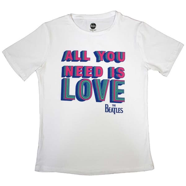 The Beatles Womens/Ladies All You Need Is Love T-Shirt