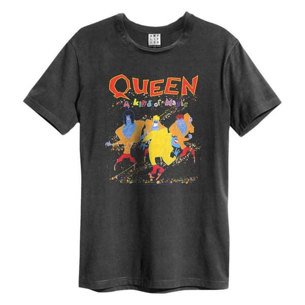Amplified Unisex vuxen A Kind Of Magic Queen T-Shirt Charcoal XL