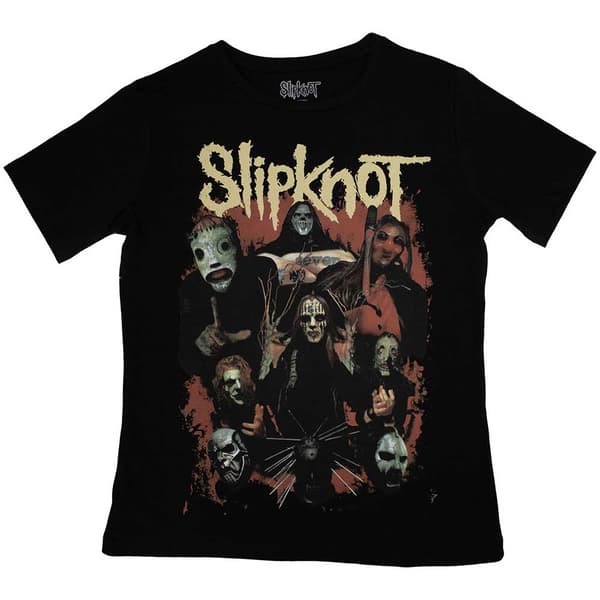 Slipknot Womens/Ladies Come Play Dying Back Print T-Shirt