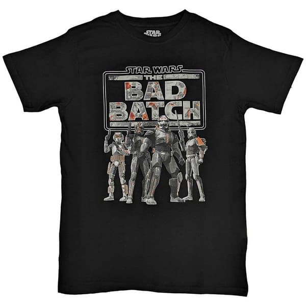 Star Wars Unisex Adult The Bad Batch T-Shirt Black XL