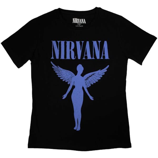 Nirvana Dam/Tjej Angelic Mono T-shirt
