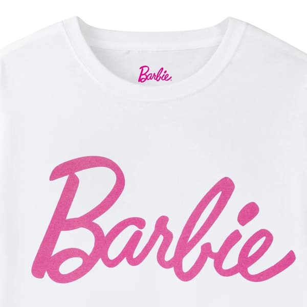Barbie T-shirt med klassisk logo til kvinder/damer