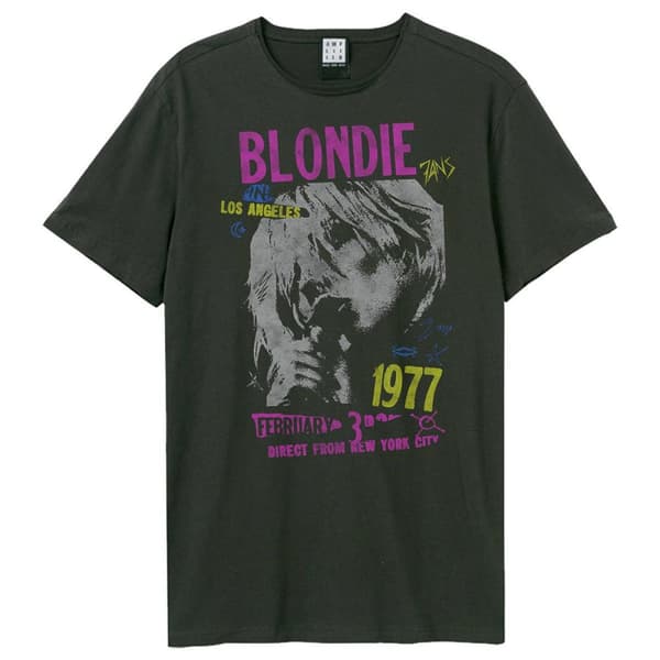 Amplified Unisex T-shirt för vuxna Tour 77 Blondie
